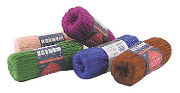 Dollhouse Miniature Skeins Of Yarn Assorted with 5 Skeins